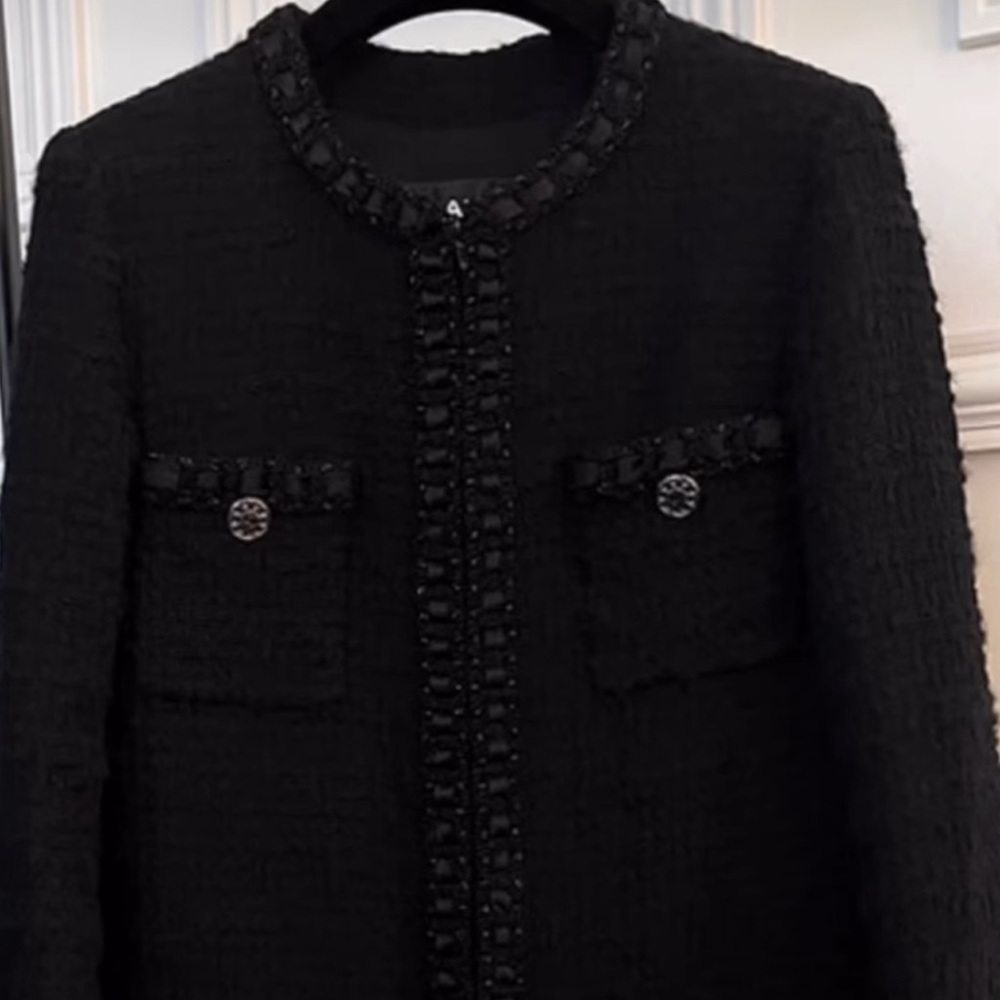 The Most Iconic of Iconic Chanel Black Blazer